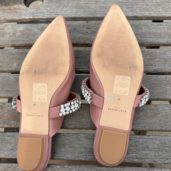 Kurt Geiger Pink Crystal Embellished shoes sparkle - Picture 2 of 8